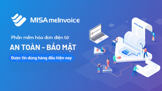 Giao diện lập hóa đơn điện tử trên phần mềm MISA meInvoice, minh họa quy trình nhập liệu.